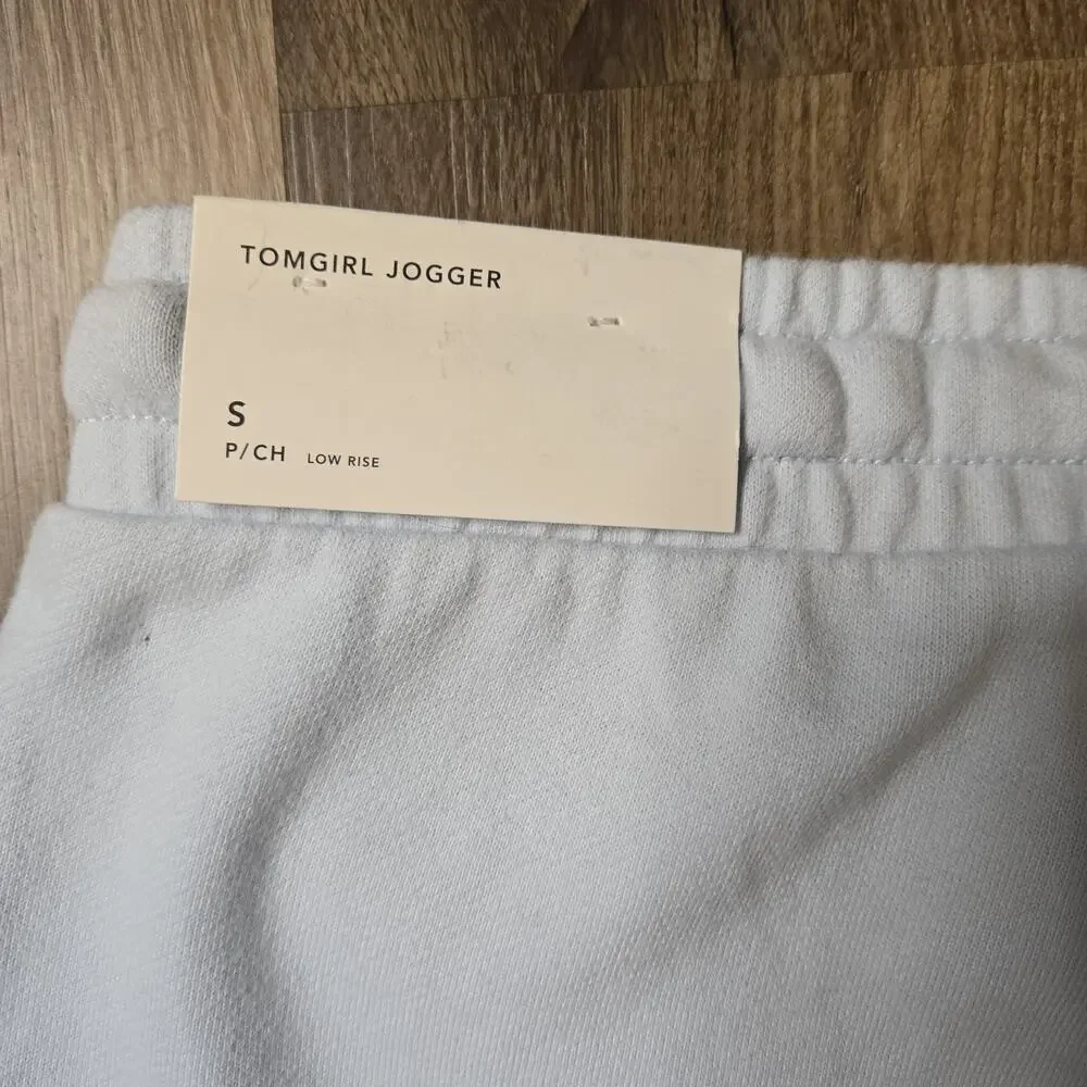 NWT American Eagle Women's Low Rise Tomgirl Jogger Light/Powder Blue Size Small - Picture 8 of 9